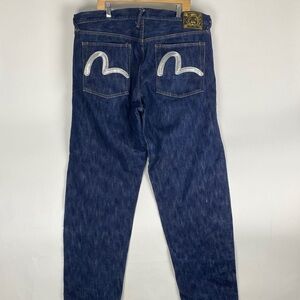 EVISU Indigo Blue Selvedge Denim Jeans Men’s Size 44